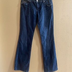 Grace bootcut dazzled pockets jeans